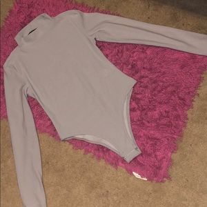 grey high rise bodysuit
